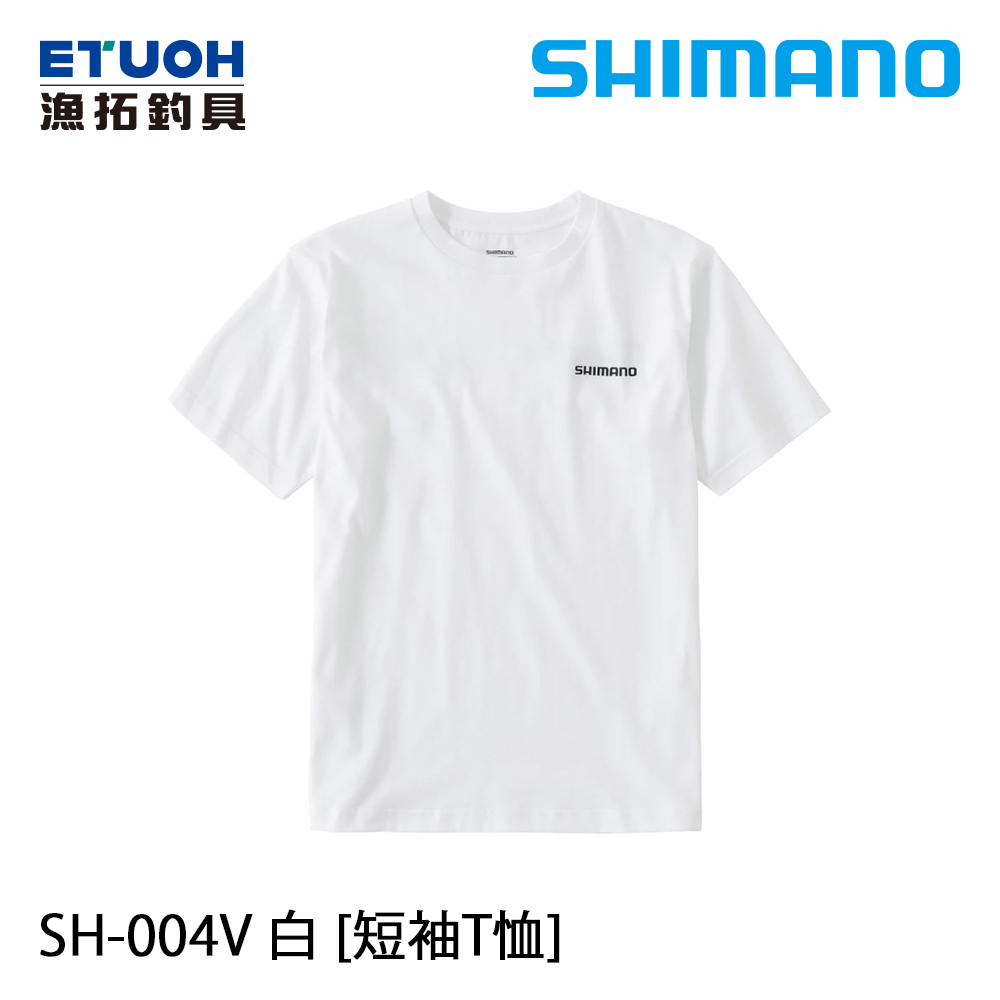 SHIMANO SH-004V 白 [短袖T恤]
